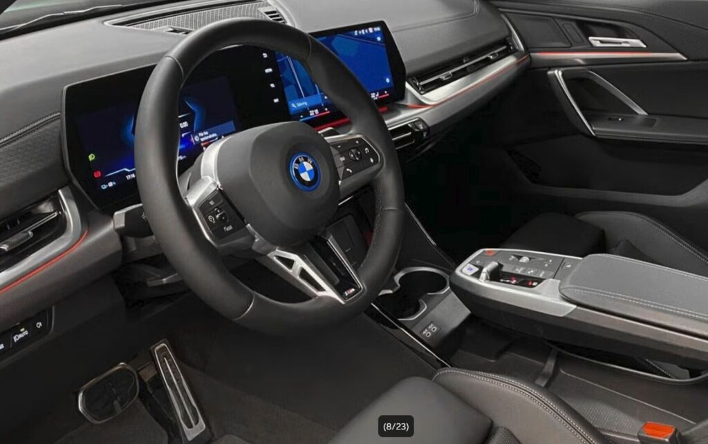 BMW iX2 2024 Musta
