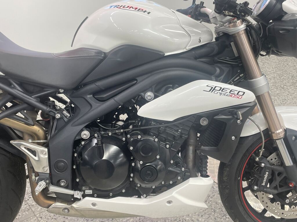 Triumph SPEED TRIPLE 2015 Valkoinen