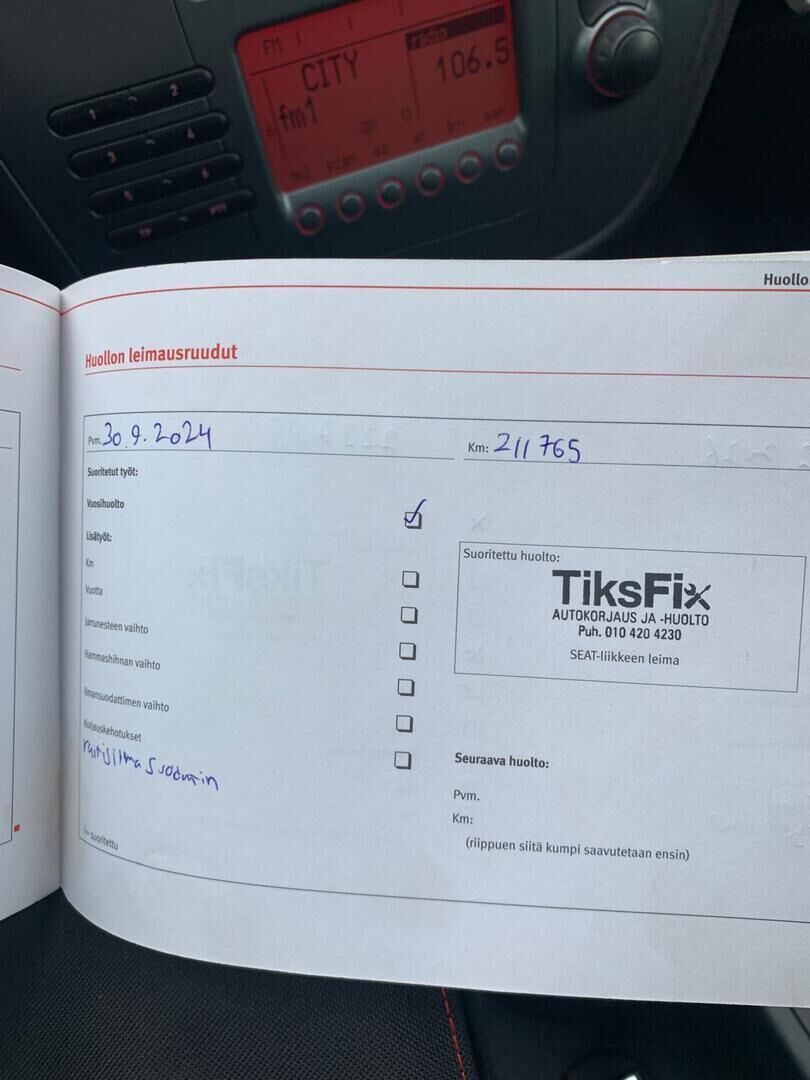 Seat Leon 2008 Keltainen