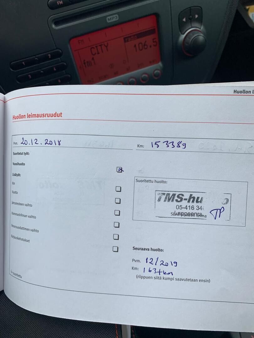 Seat Leon 2008 Keltainen