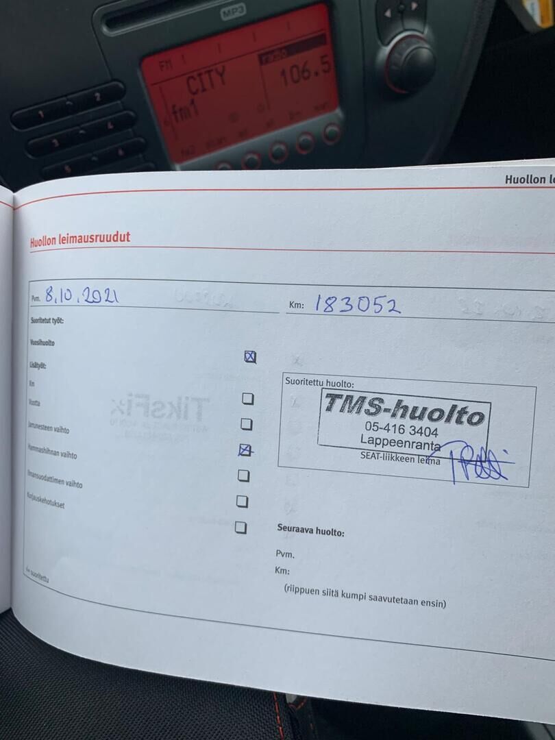 Seat Leon 2008 Keltainen