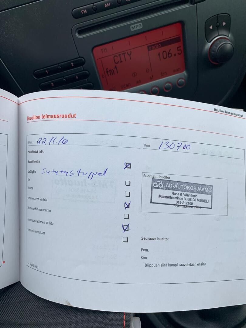 Seat Leon 2008 Keltainen