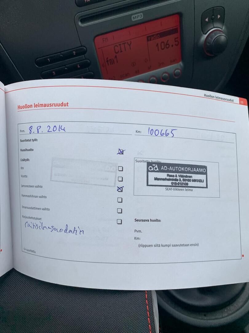 Seat Leon 2008 Keltainen