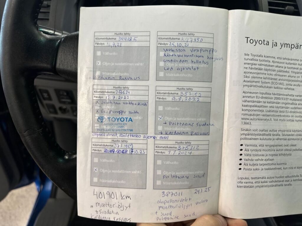 Toyota Hilux 2009 Sininen