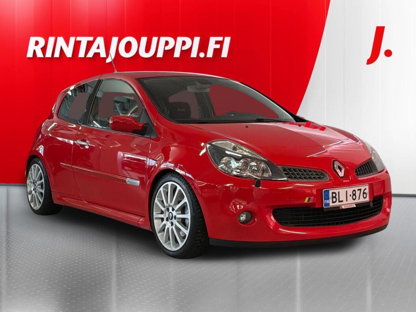 Punainen Renault Clio