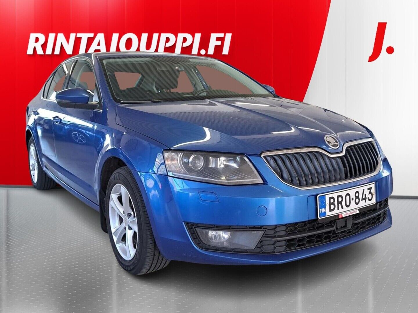 Sininen Skoda Octavia