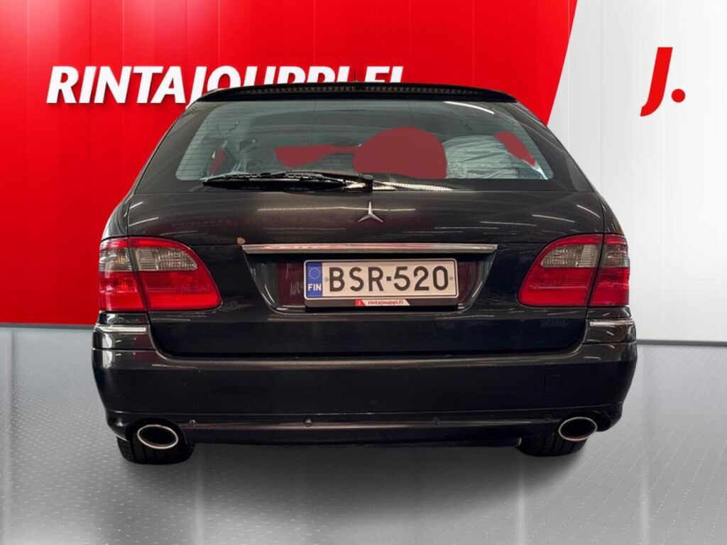 Mercedes-Benz E 2007 Musta