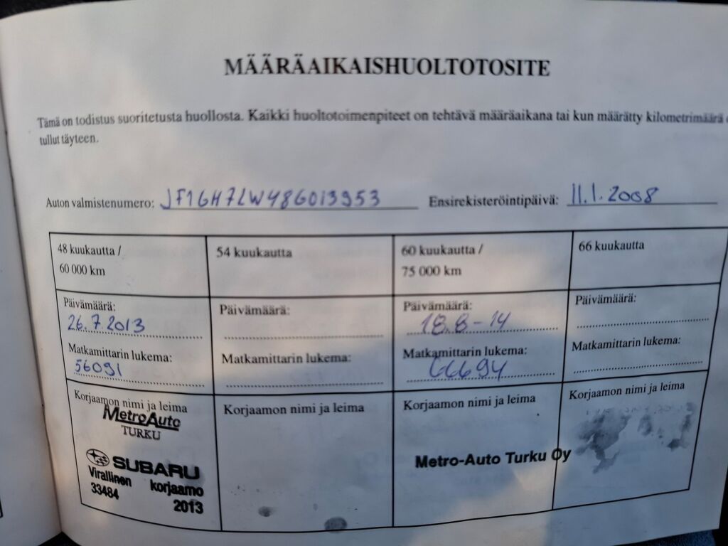 Subaru Impreza 2008 Harmaa