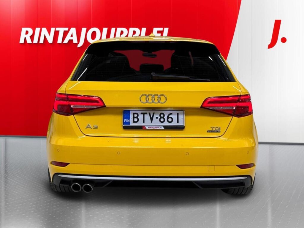 Audi A3 2017 Keltainen