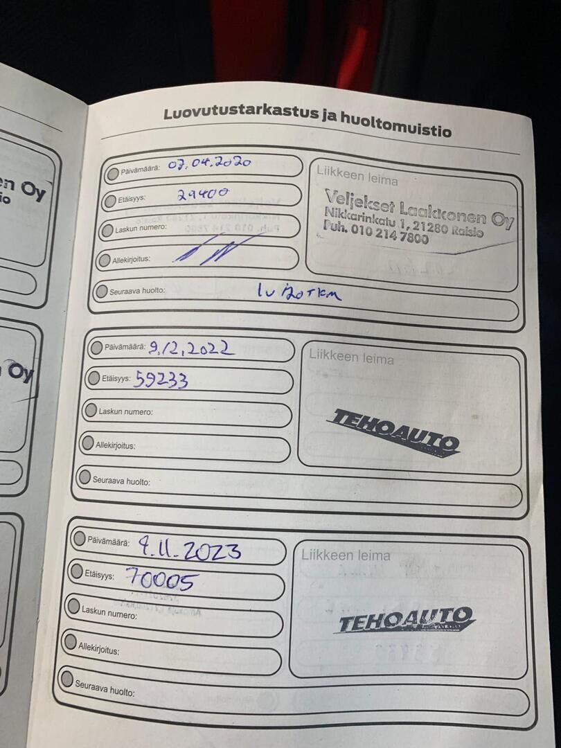 Ford Focus 2016 Punainen