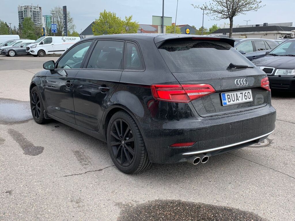 Audi A3 2017 Musta