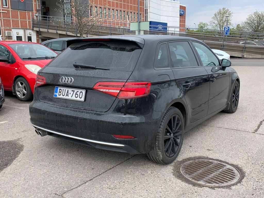Audi A3 2017 Musta