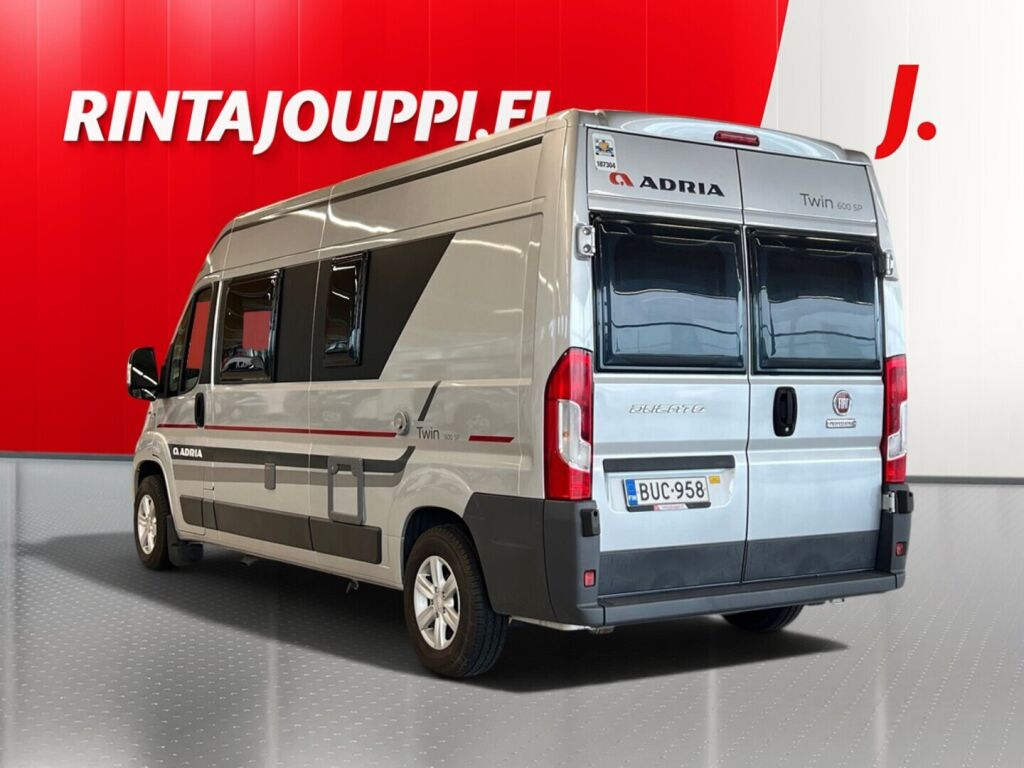 Adria TWIN 600 SP PLATINUM 2017 Harmaa