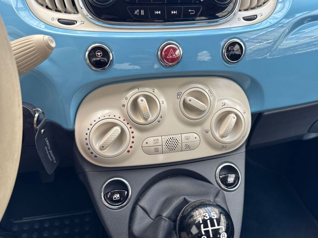 Fiat 500C 2017 Sininen