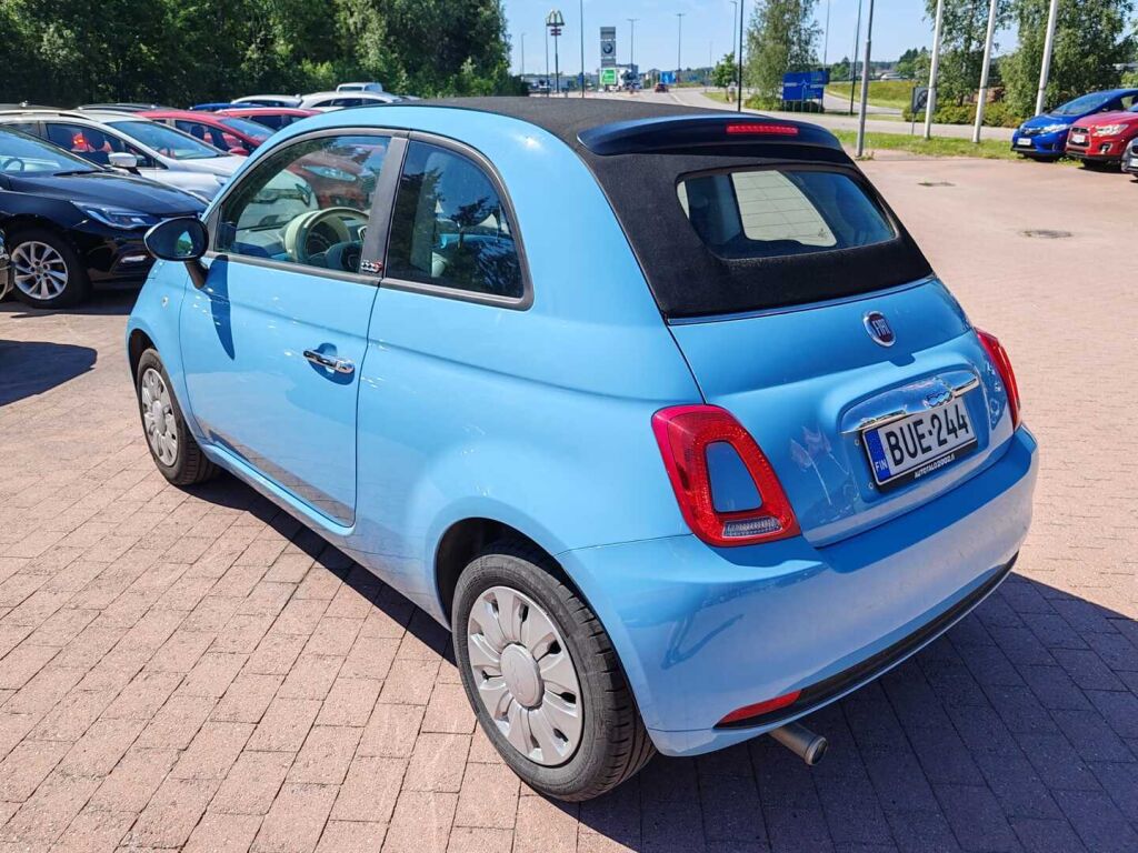 Fiat 500C 2017 Sininen