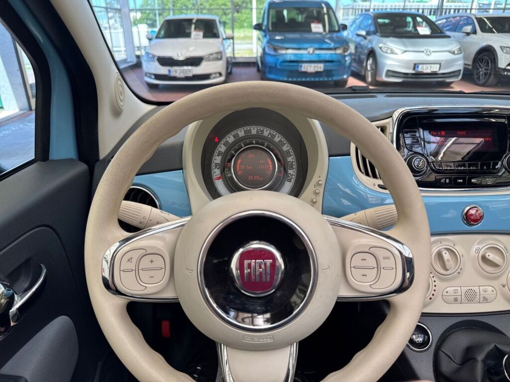 Fiat 500C 2017 Sininen