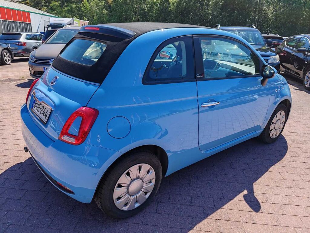 Fiat 500C 2017 Sininen