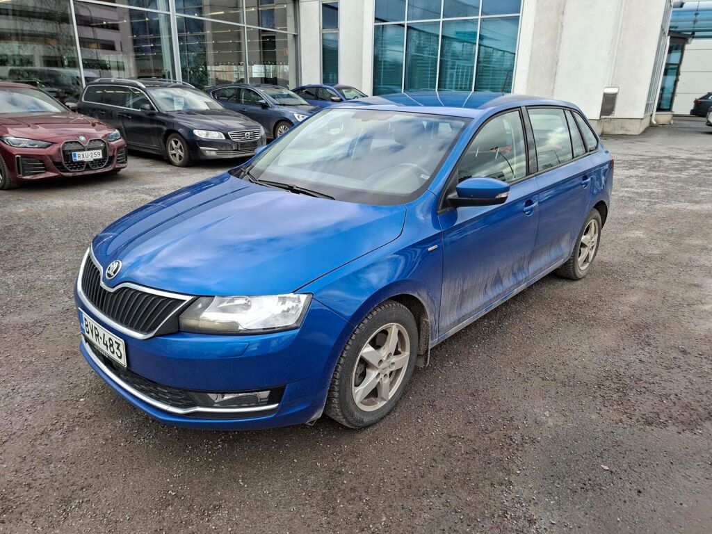 Skoda Rapid 2019 Sininen