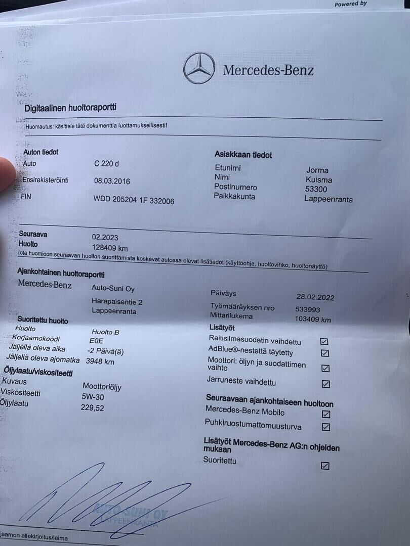 Mercedes-Benz C 2016 Harmaa