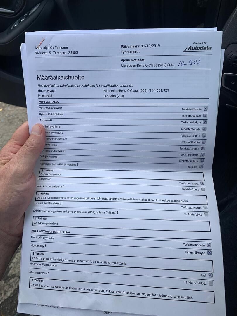 Mercedes-Benz C 2016 Harmaa