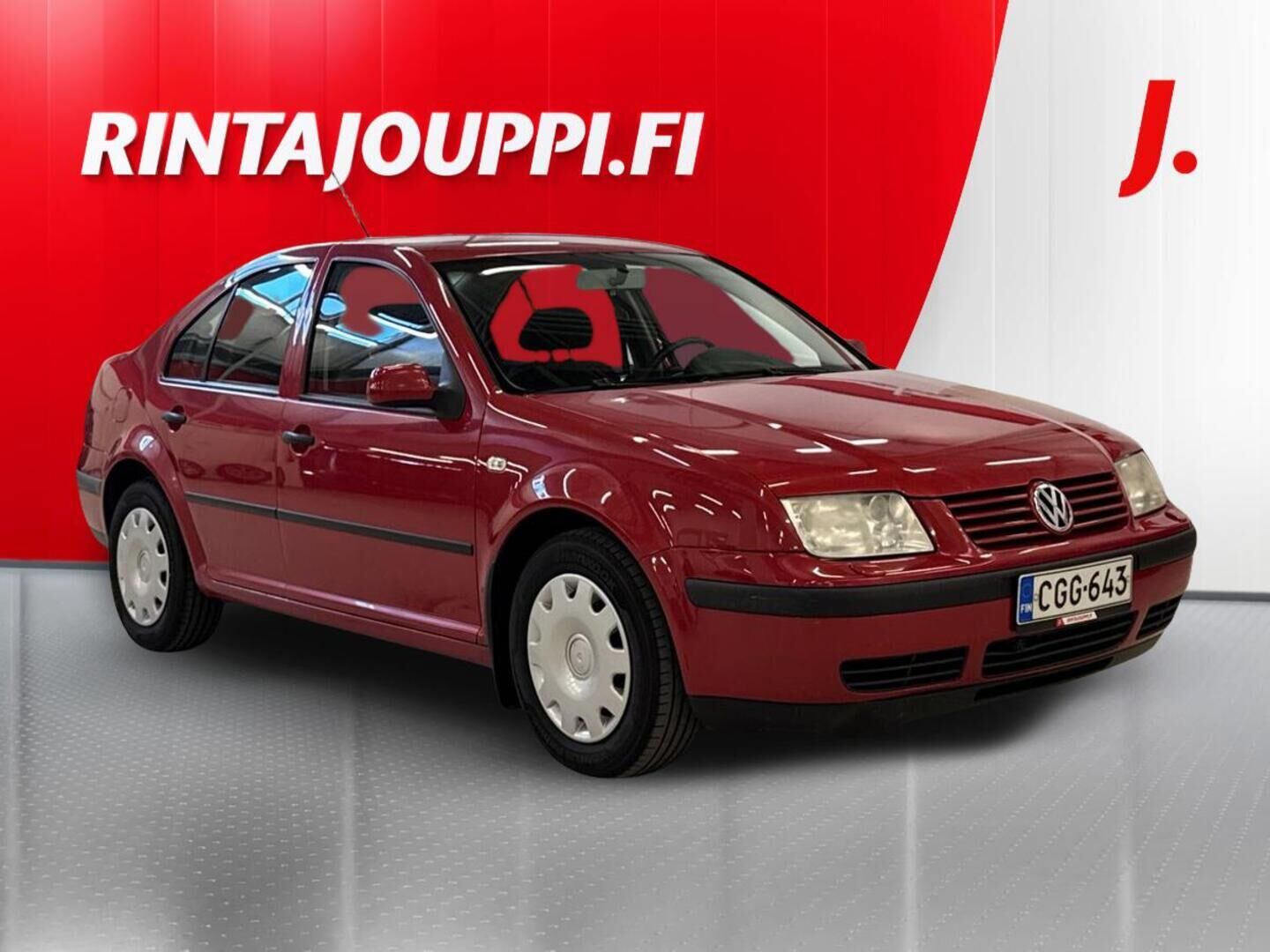 Punainen Volkswagen Bora