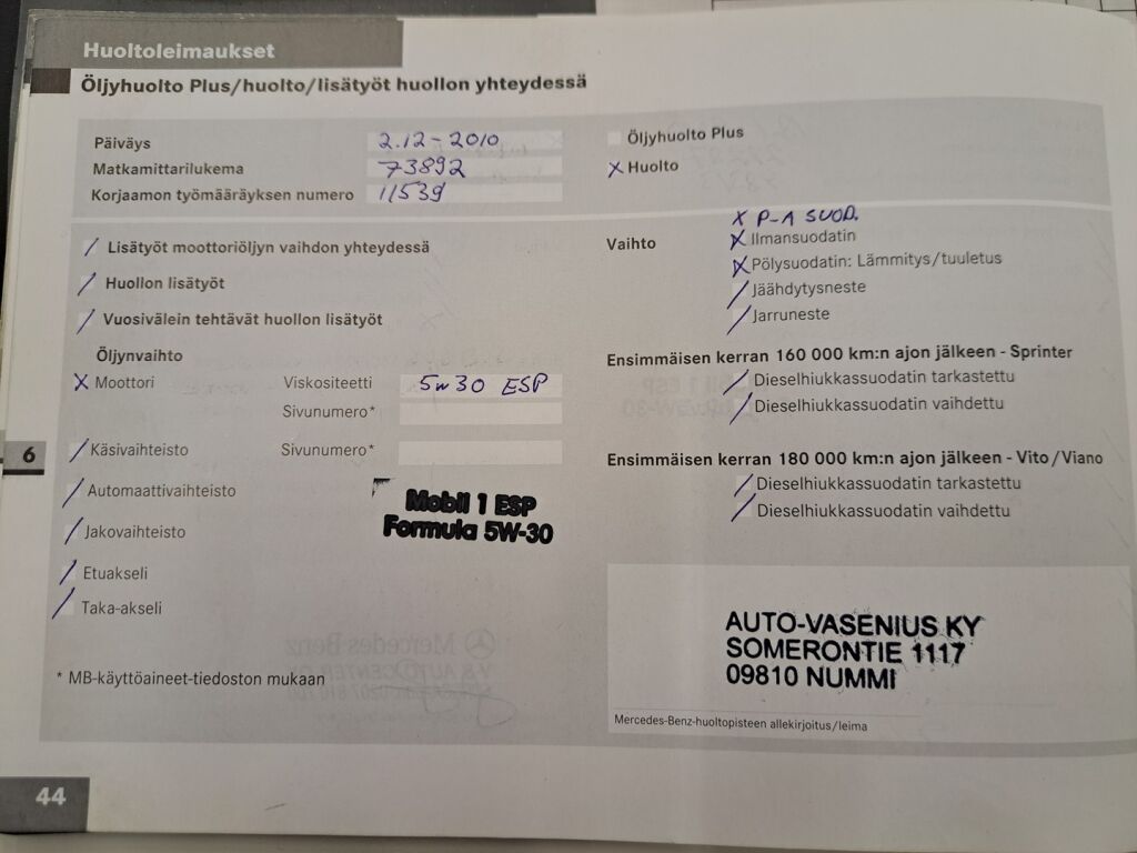 Mercedes-Benz Vito 2008 Harmaa