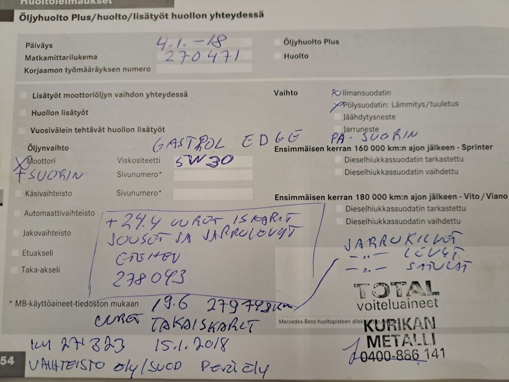 Mercedes-Benz Vito 2008 Harmaa