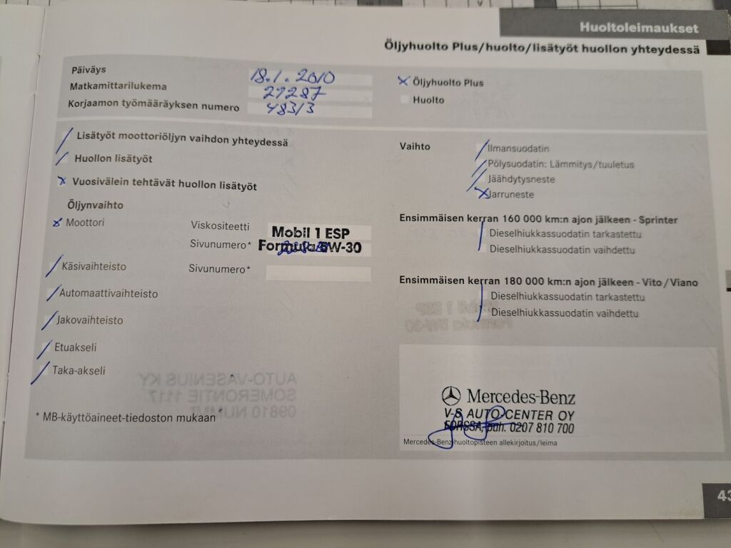 Mercedes-Benz Vito 2008 Harmaa