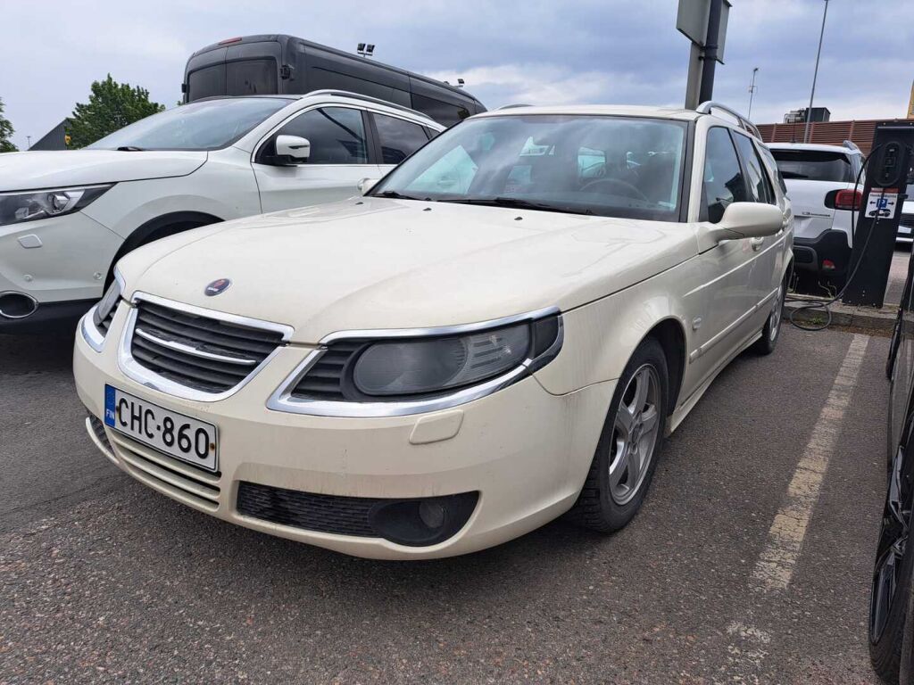 Saab 9-5 2008 Valkoinen