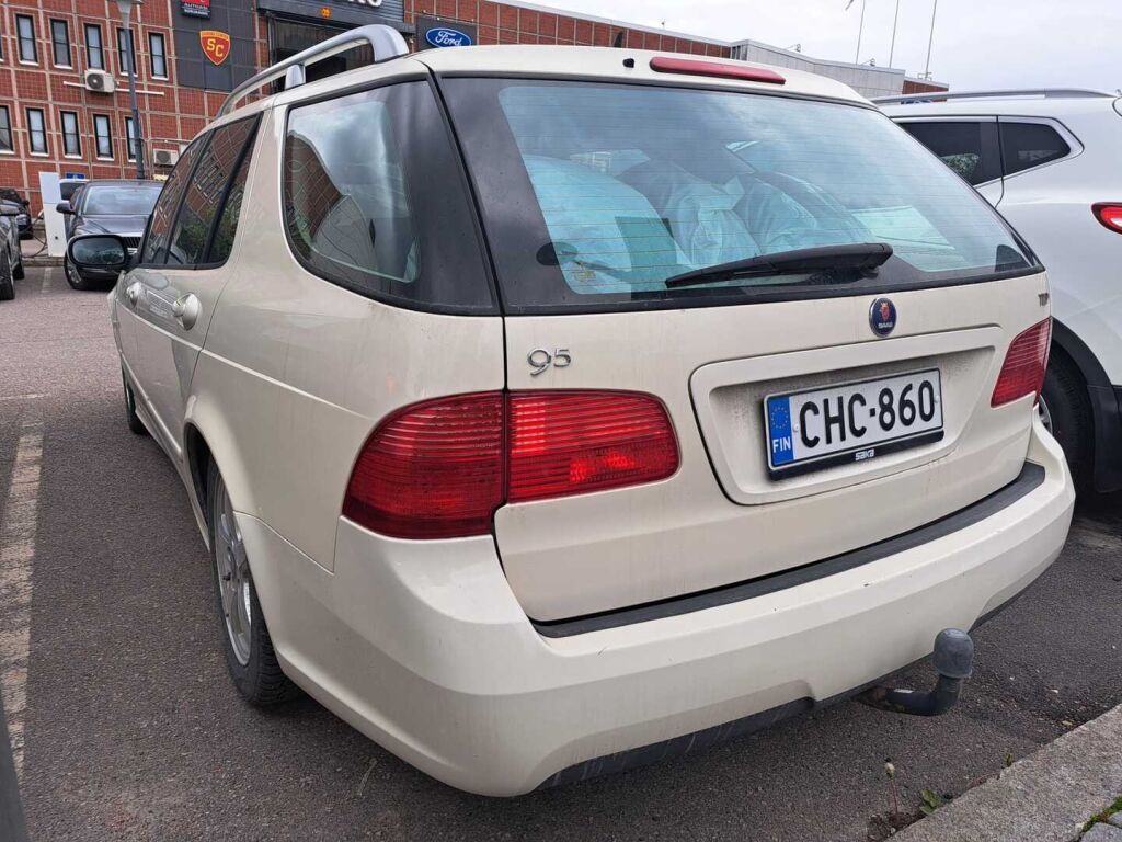Saab 9-5 2008 Valkoinen