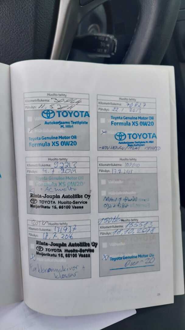 Toyota Avensis 2010 Musta