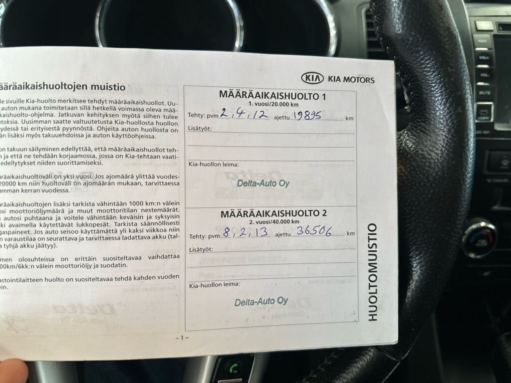 Kia Sorento 2011 Musta