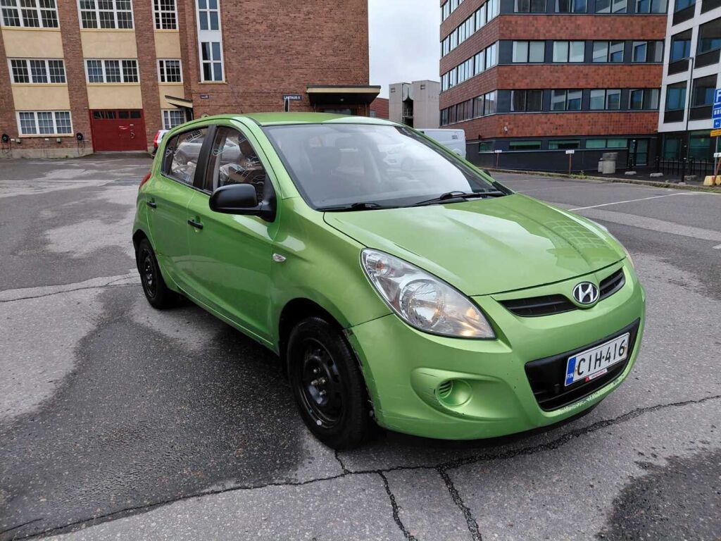 Hyundai i20 2012 Vihreä
