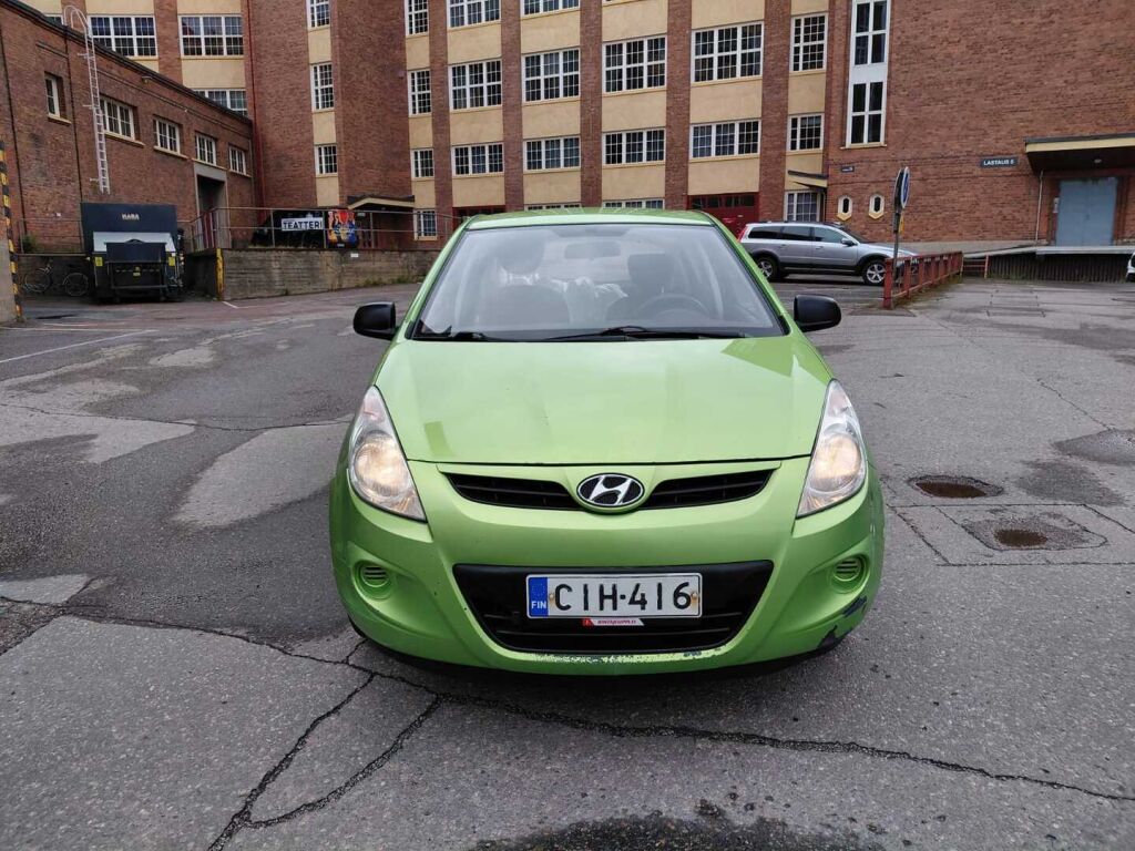 Hyundai i20 2012 Vihreä