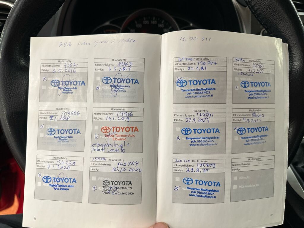 Toyota Verso-S 2011 Punainen