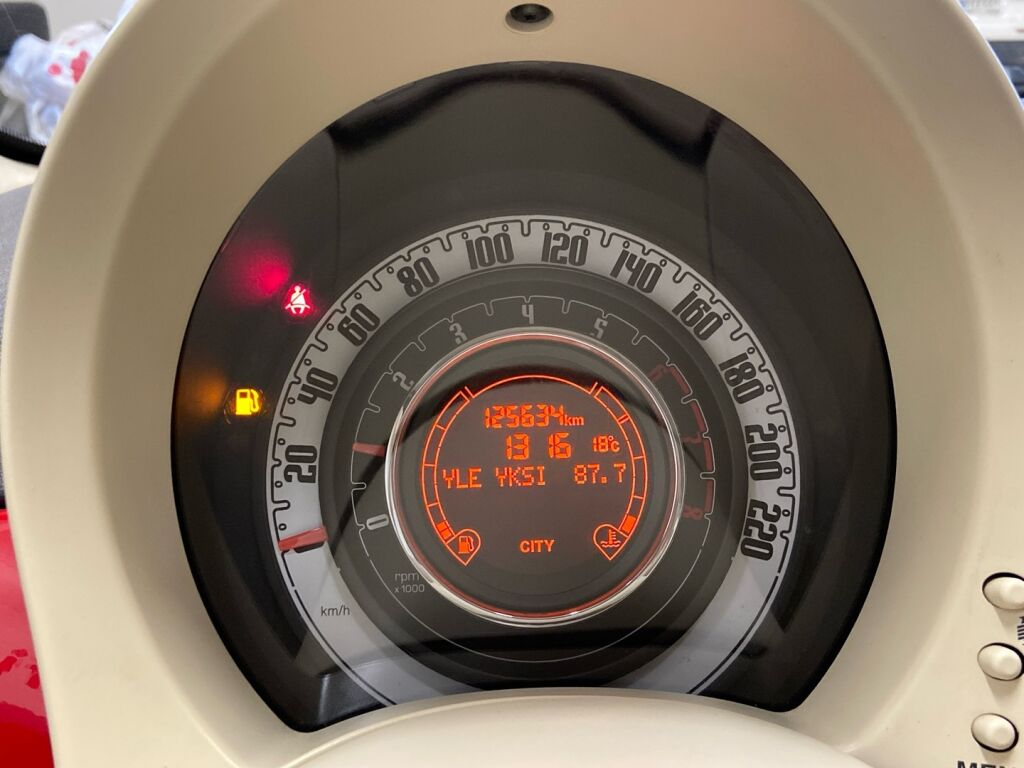 Fiat 500 2011 Punainen