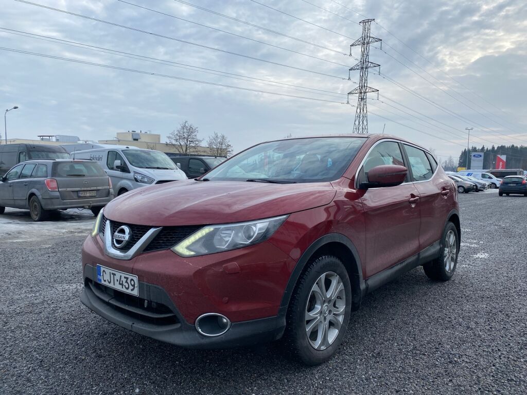 Nissan Qashqai 2015 Punainen