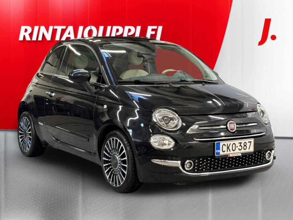Fiat 500 2016 Musta