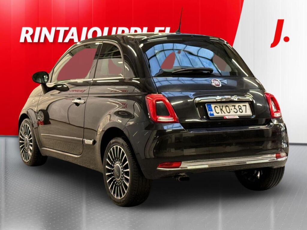 Fiat 500 2016 Musta