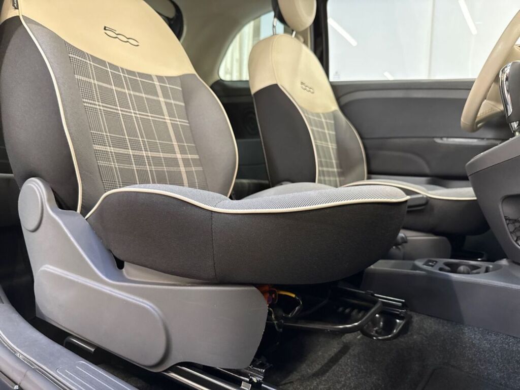 Fiat 500 2016 Musta