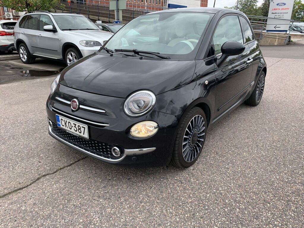 Fiat 500 2016 Musta