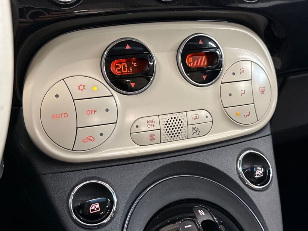 Fiat 500 2016 Musta