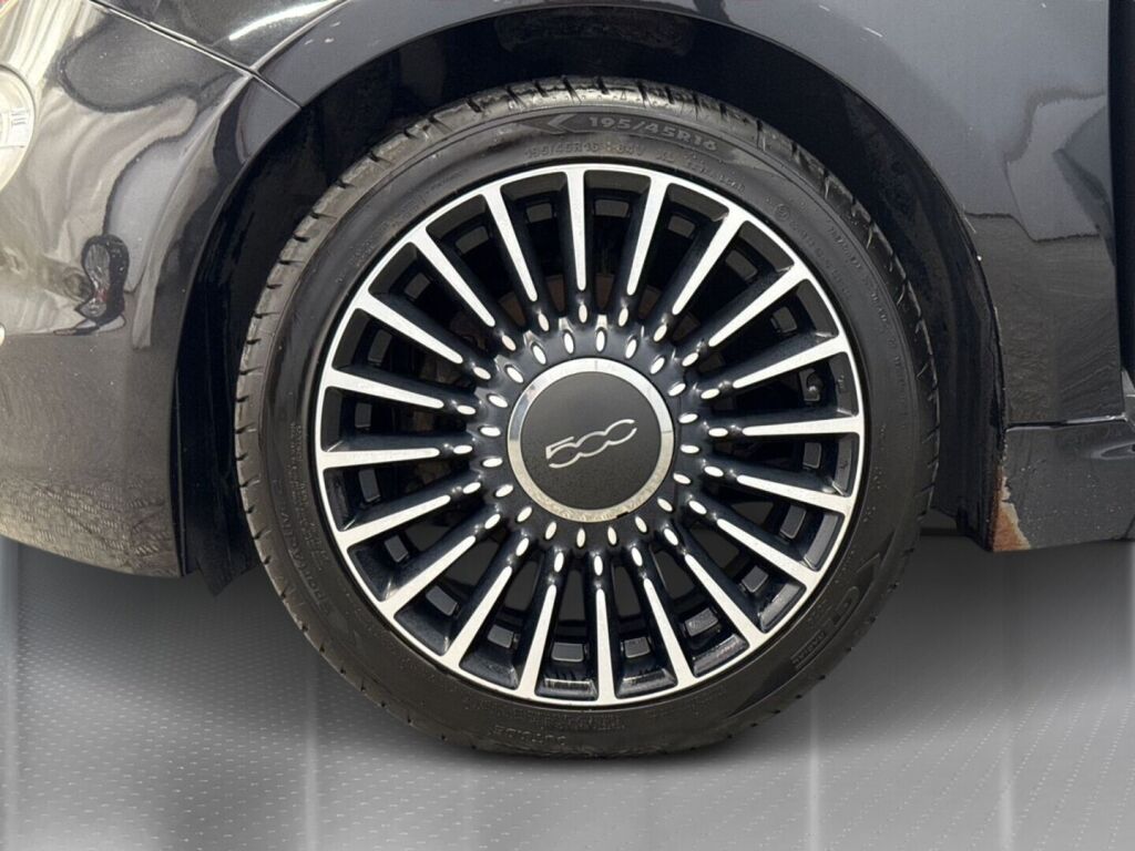 Fiat 500 2016 Musta