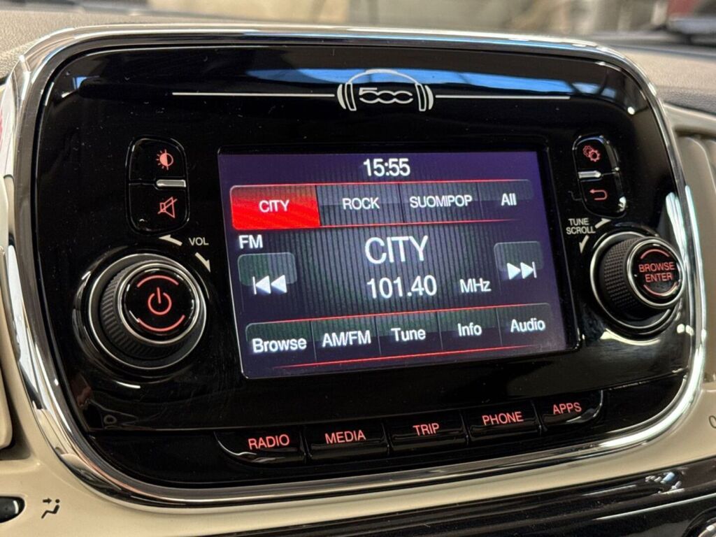 Fiat 500 2016 Musta