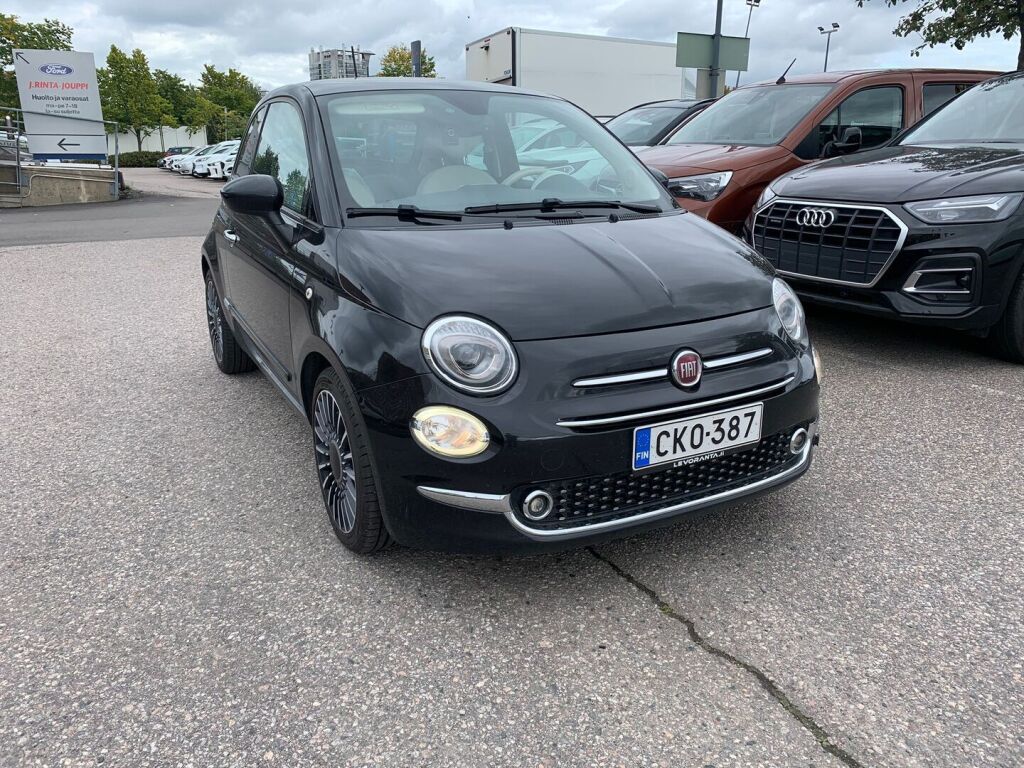 Fiat 500 2016 Musta