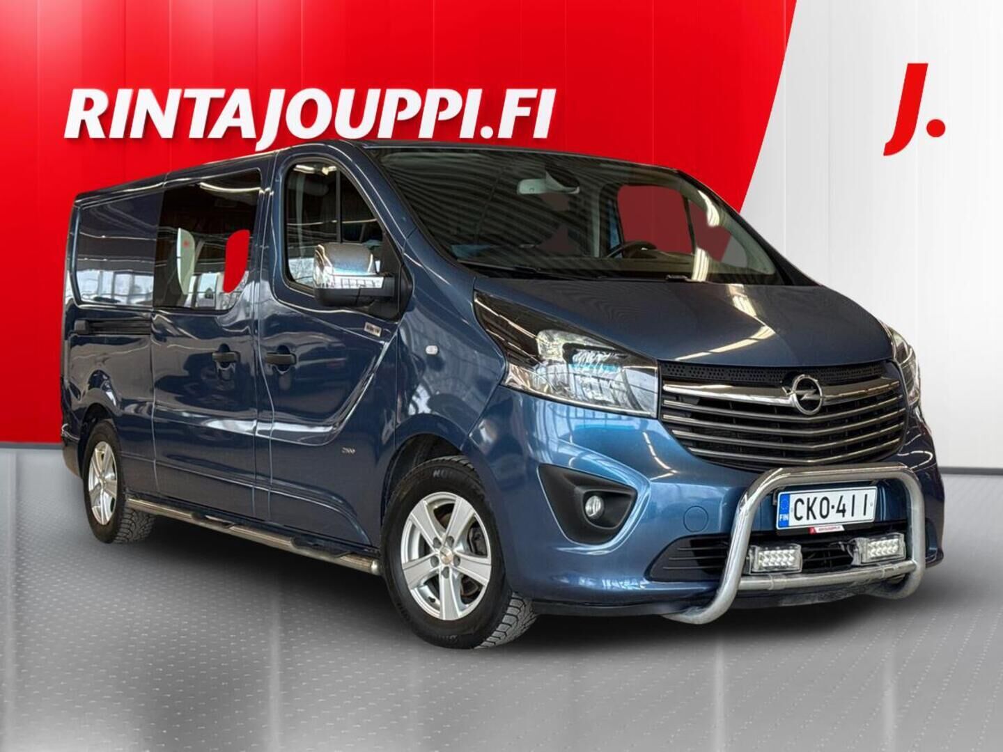 Sininen Opel Vivaro