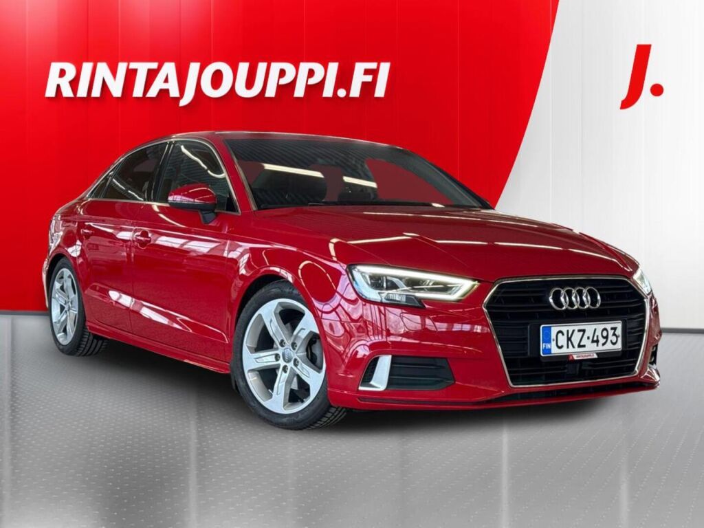 Audi A3 2018 Punainen