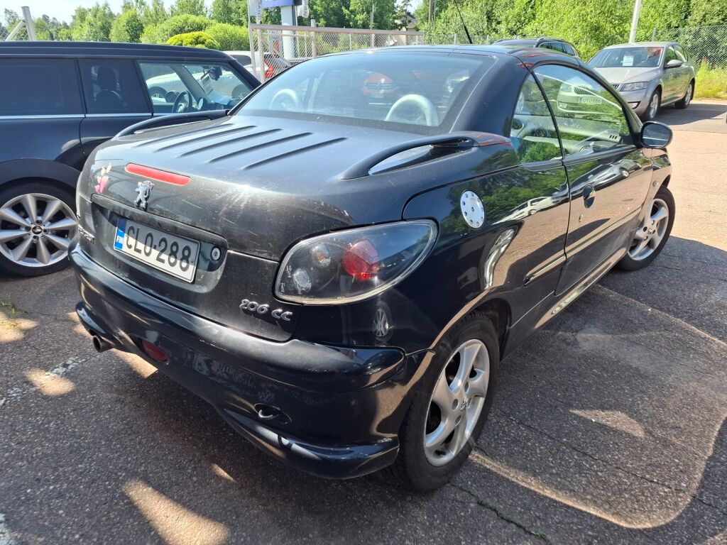Peugeot 206 2006 Musta