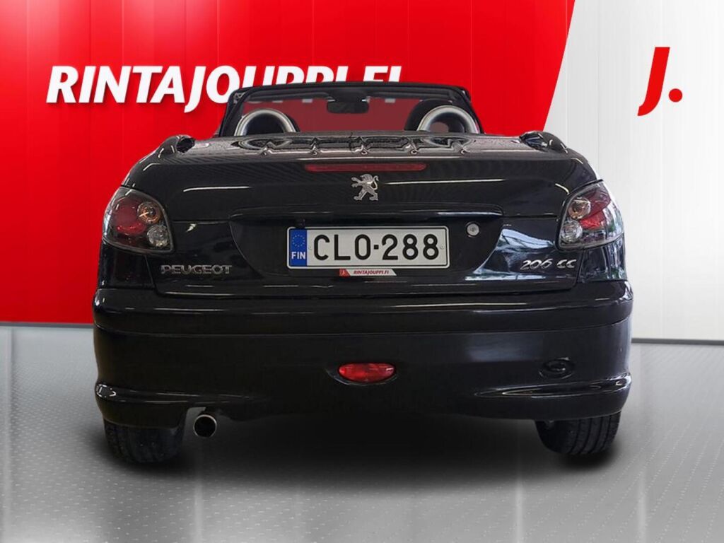 Peugeot 206 2006 Musta
