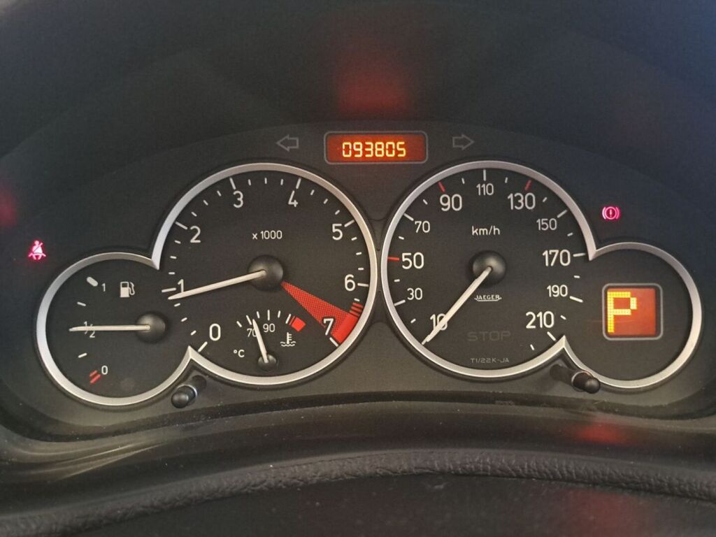 Peugeot 206 2006 Musta